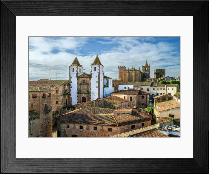 Framed Print : Old town, Caceres, Extremadura, Spain Framed Print : Old town, Caceres, Extremadura, Spain