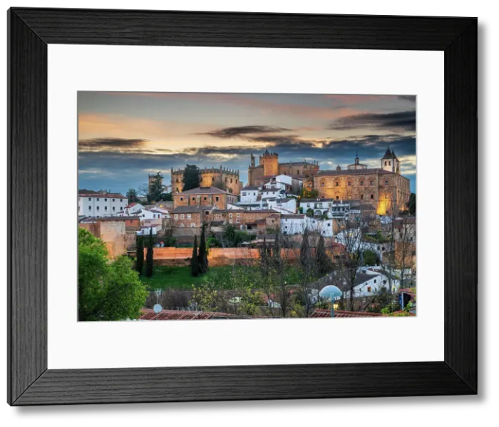 Framed Print : Medieval walled old town, Caceres, Extremadura, Spain Framed Print : Medieval walled old town, Caceres, Extremadura, Spain