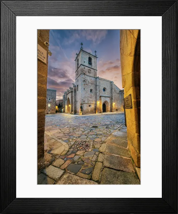 Framed Print : Co-Cathedral, Caceres, Extremadura, Spain Framed Print : Co-Cathedral, Caceres, Extremadura, Spain