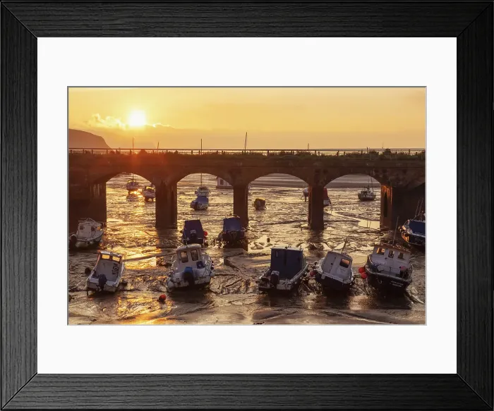 Framed Print : England, Kent, Folkestone, Folkestone Harbour at Sunrise Framed Print : England, Kent, Folkestone, Folkestone Harbour at Sunrise