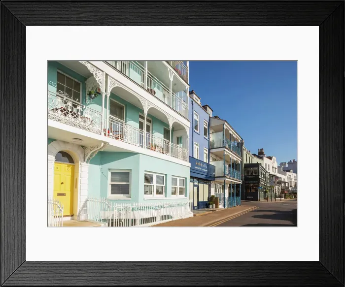 Framed Print : England, Kent, Broadstairs, Victoria Parade Framed Print : England, Kent, Broadstairs, Victoria Parade