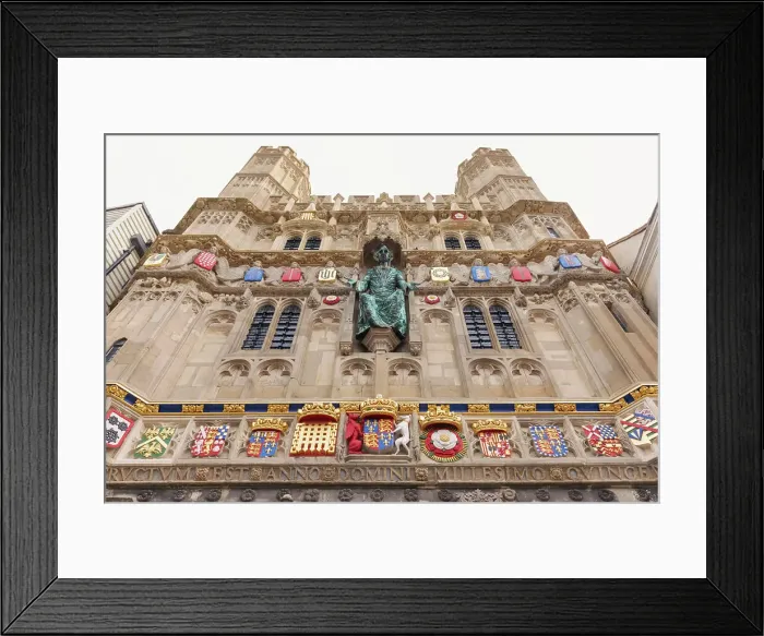 Framed Print : England, Kent, Canterbury, Canterbury Cathedral, Christ Church Gateway Framed Print : England, Kent, Canterbury, Canterbury Cathedral, Christ Church Gateway