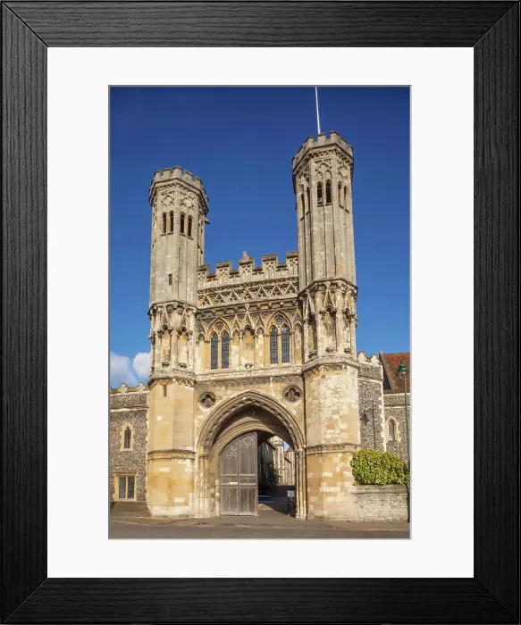 Framed Print : England, Kent, Canterbury, Kings School, The Abbot Fyndon's Great Gate Framed Print : England, Kent, Canterbury, Kings School, The Abbot Fyndon's Great Gate