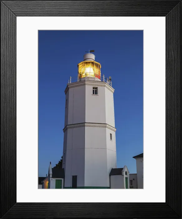 Framed Print : England, Kent, Thanet, Broadstairs, North Foreland Lighthouse