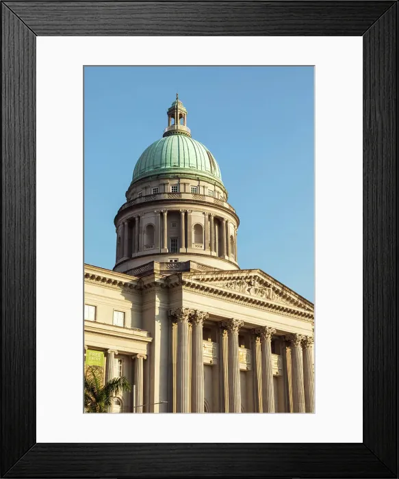 Framed Print : Asia, Singapore, National Gallery, Exterior View Framed Print : Asia, Singapore, National Gallery, Exterior View
