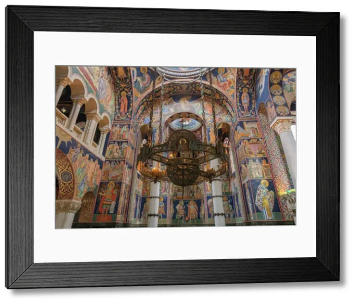 Framed Print : Mosaic in St. George church interior, Oplenac, Serbia Framed Print : Mosaic in St. George church interior, Oplenac, Serbia