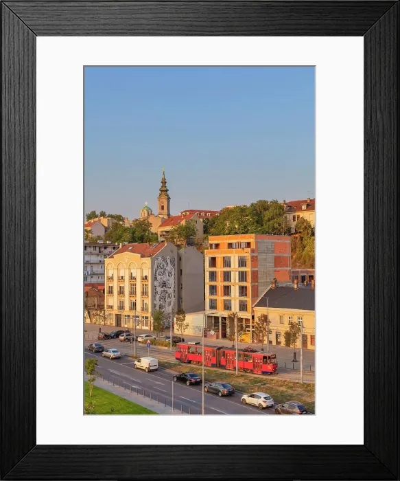 Framed Print : Cityscape of Belgrade, Belgrade, Serbia Framed Print : Cityscape of Belgrade, Belgrade, Serbia