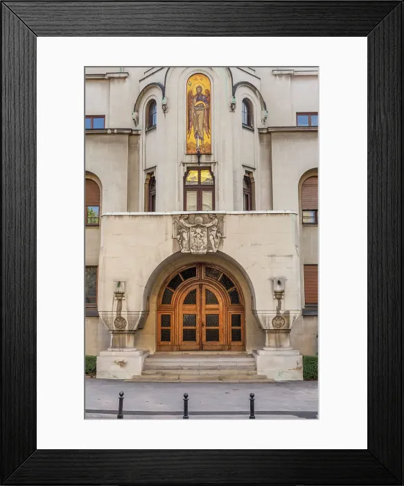 Framed Print : Serbian Orthodox Church Museum building, Belgrade, Serbia