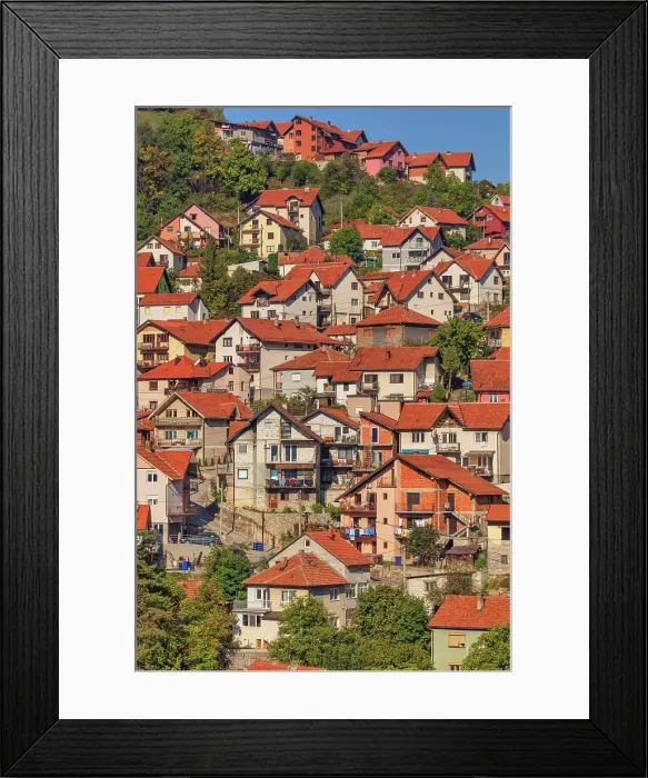 Framed Print : Cityscape of Uzice, Serbia Framed Print : Cityscape of Uzice, Serbia