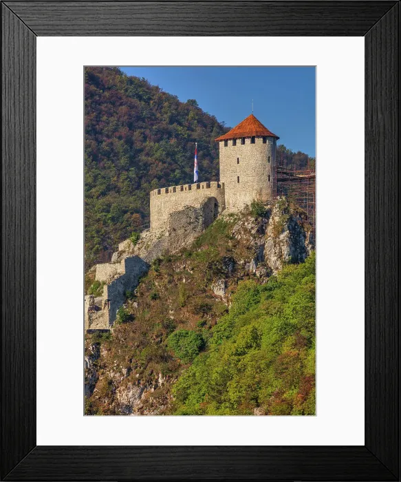 Framed Print : Stari Grad medieval fortress, Uzice, Serbia Framed Print : Stari Grad medieval fortress, Uzice, Serbia