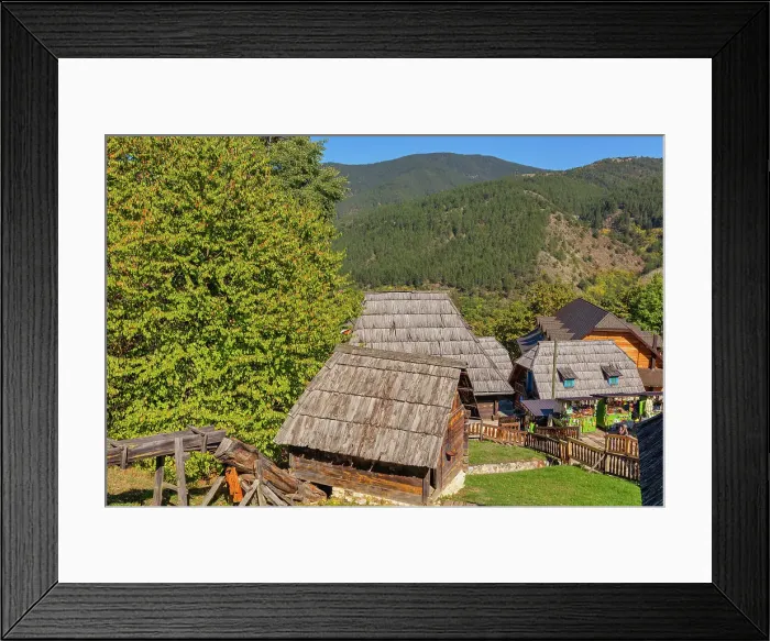 Framed Print : Kustendorf, Drvengrad, Serbia Framed Print : Kustendorf, Drvengrad, Serbia
