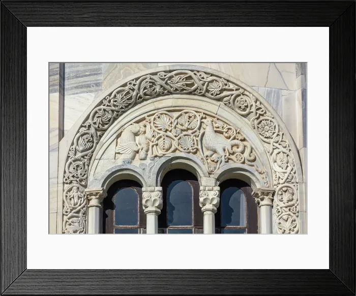 Framed Print : Church of the Virgin, Studenica monastery, Serbia