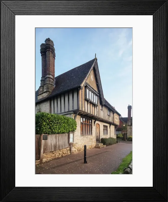 Framed Print : England, Kent, Penshurst Place, Tudor Era Half Timbered Buildings Framed Print : England, Kent, Penshurst Place, Tudor Era Half Timbered Buildings