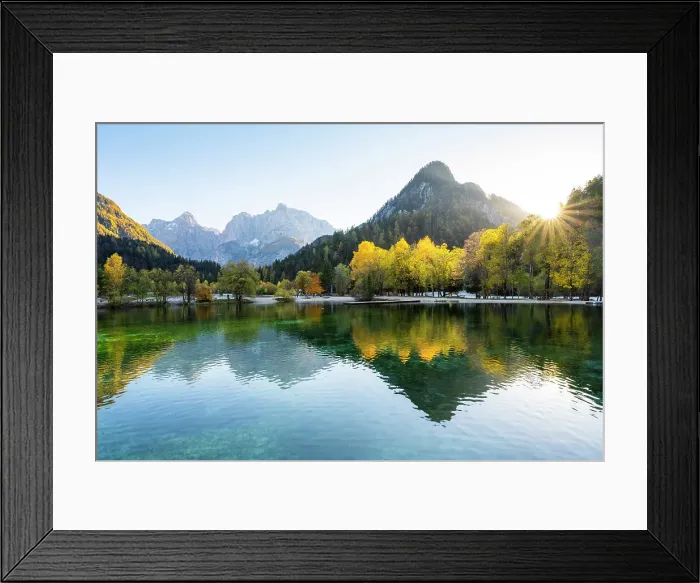 Framed Print : Lake Jasna & the Julian Alps, Kranjska Gora, Triglav National Park, Slovenia Framed Print : Lake Jasna & the Julian Alps, Kranjska Gora, Triglav National Park, Slovenia