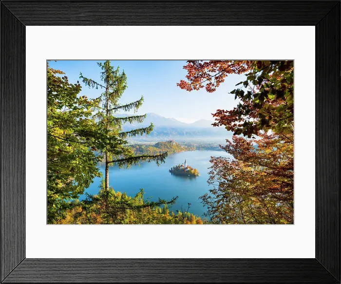 Framed Print : Church of the Assumption, Lake Bled, Upper Carniola Region, Gorenjska, Slovenia Framed Print : Church of the Assumption, Lake Bled, Upper Carniola Region, Gorenjska, Slovenia