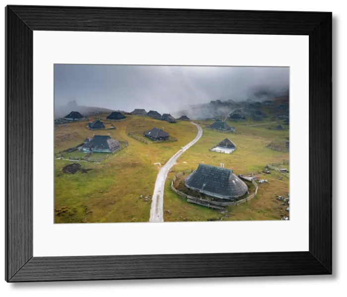 Framed Print : Big Pasture Plateau, Velika Planina, Kamnik–Savinja Alps, Upper Carniola, Slovenia Framed Print : Big Pasture Plateau, Velika Planina, Kamnik–Savinja Alps, Upper Carniola, Slovenia