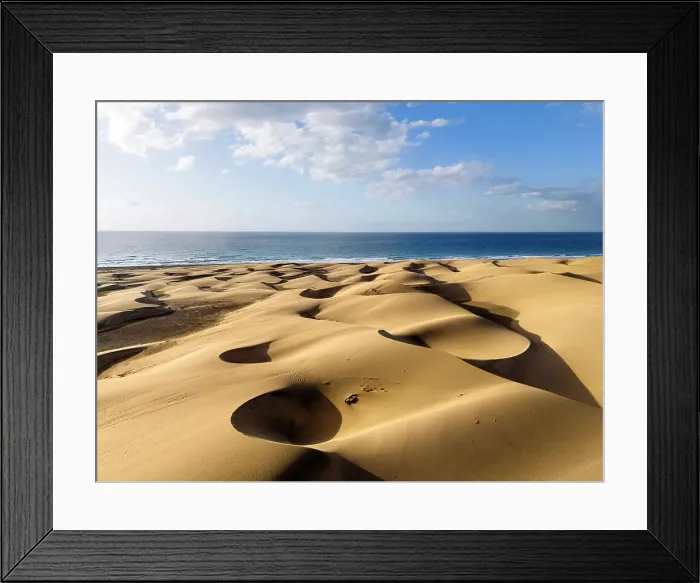 Framed Print : Maspalomas Dunes, Gran Canaria, Canary Islands, Spain Framed Print : Maspalomas Dunes, Gran Canaria, Canary Islands, Spain