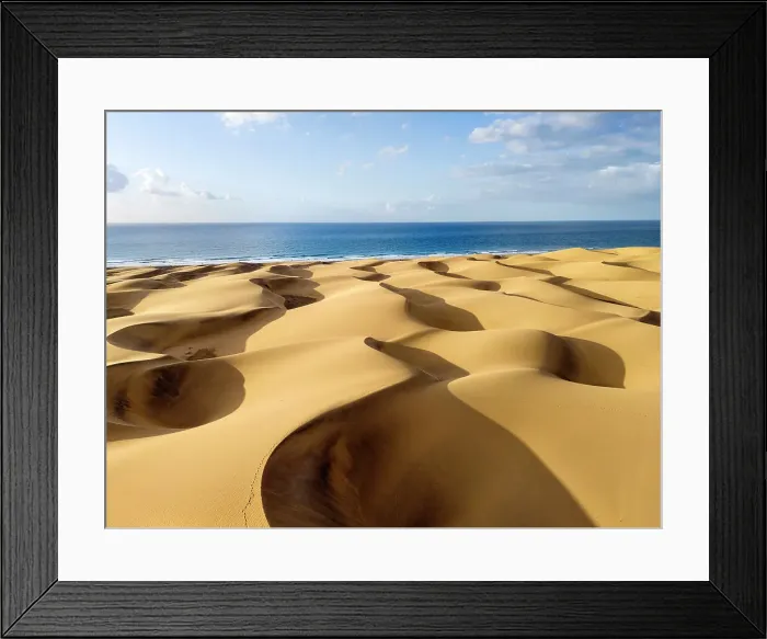 Framed Print : Maspalomas Dunes, Gran Canaria, Canary Islands, Spain Framed Print : Maspalomas Dunes, Gran Canaria, Canary Islands, Spain