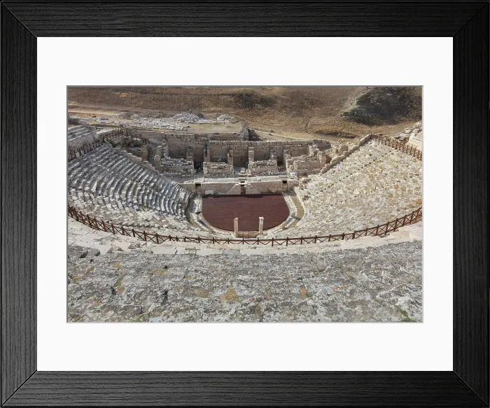 Framed Print : Theatre, Laodicea on the Lycus, Denizli province, Turkey Framed Print : Theatre, Laodicea on the Lycus, Denizli province, Turkey