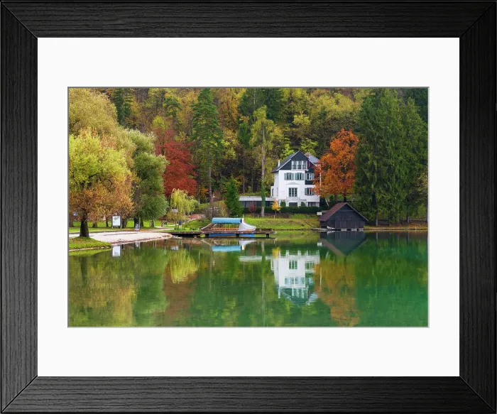 Framed Print : Lake Bled, Lake Bled, Upper Carniola Region, Gorenjska, Slovenia