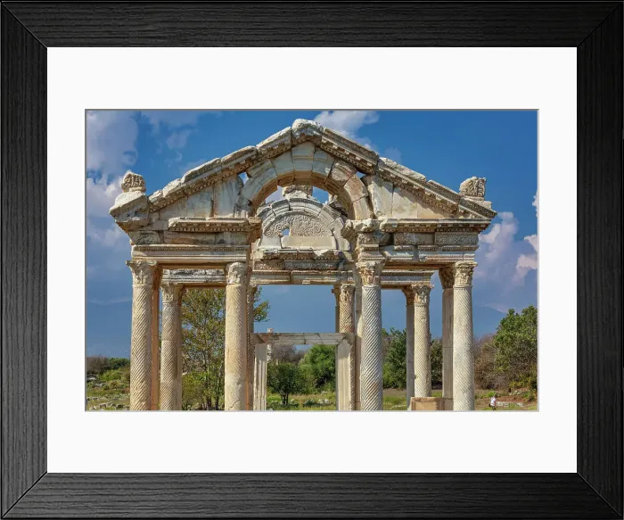 Framed Print : Tetrapylon, monumental gateway, 2nd century, Aphrodisias, Geyre, Aydin Province, Turkey Framed Print : Tetrapylon, monumental gateway, 2nd century, Aphrodisias, Geyre, Aydin Province, Turkey