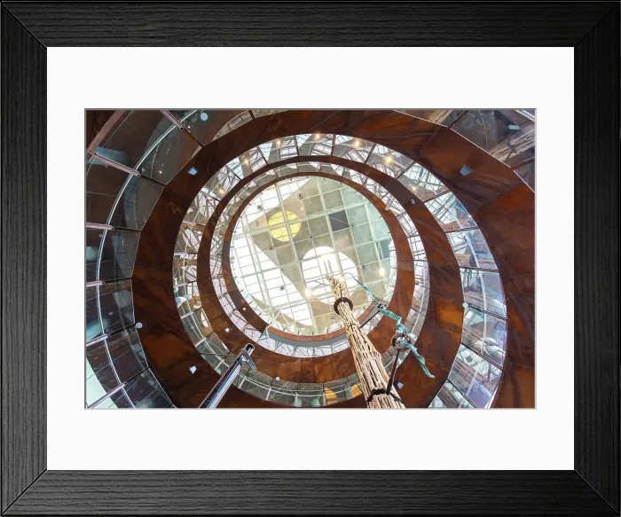 Framed Print : Spain, Catalonia, Barcelona, Sarria-Sant Gervasi, The entrance hallway of the Cosmo Caixa museum Framed Print : Spain, Catalonia, Barcelona, Sarria-Sant Gervasi, The entrance hallway of the Cosmo Caixa museum