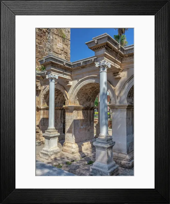 Framed Print : Hadrian's Gate, 130, Antalya, Antalya province, Turkey Framed Print : Hadrian's Gate, 130, Antalya, Antalya province, Turkey
