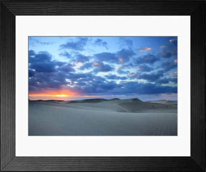 Framed Print : Maspalomas Dunes, Gran Canaria, Canary Islands, Spain