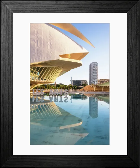 Framed Print : Morning reflections of the Palau de les Arts Reina Sofia (Palacio de las Artes Reina Sofia, or Queen Sofia Palace of the Arts) of Ciudad de las Artes y las Ciencias (The City of Arts and Sciences), Valencia, Spain Framed Print : Morning reflections of the Palau de les Arts Reina Sofia (Palacio de las Artes Reina Sofia, or Queen Sofia Palace of the Arts) of Ciudad de las Artes y las Ciencias (The City of Arts and Sciences), Valencia, Spain