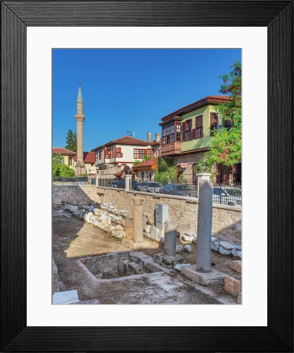 Framed Print : Excavation near Sehzade Korkut Mosque, Antalya, Antalya province, Turkey Framed Print : Excavation near Sehzade Korkut Mosque, Antalya, Antalya province, Turkey
