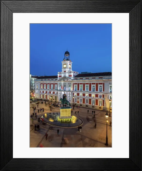 Framed Print : Puerta del Sol square, Madrid, Spain