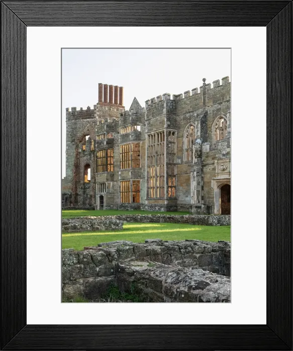 Framed Print : England, West Sussex, Midhurst, Ruins of Cowdray House Framed Print : England, West Sussex, Midhurst, Ruins of Cowdray House