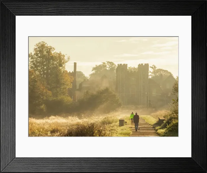 Framed Print : England, West Sussex, Midhurst, Ruins of Cowdray House Framed Print : England, West Sussex, Midhurst, Ruins of Cowdray House