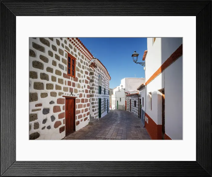 Framed Print : Spectacular streets in Tejeda town, Central Gran Canaria, Canary Islands, Spain Framed Print : Spectacular streets in Tejeda town, Central Gran Canaria, Canary Islands, Spain