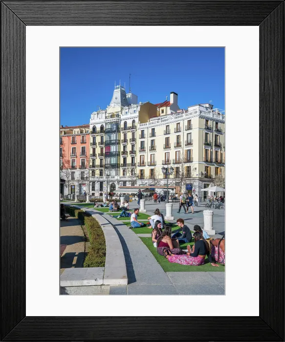 Framed Print : Plaza de Oriente, Madrid, Spain Framed Print : Plaza de Oriente, Madrid, Spain