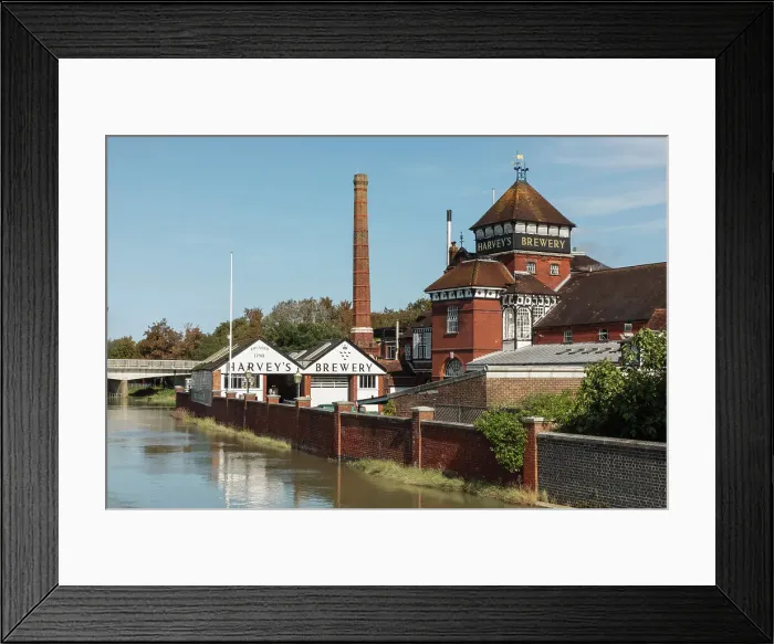 Framed Print : England, East Sussex, Lewes, Harvey's Brewery Framed Print : England, East Sussex, Lewes, Harvey's Brewery