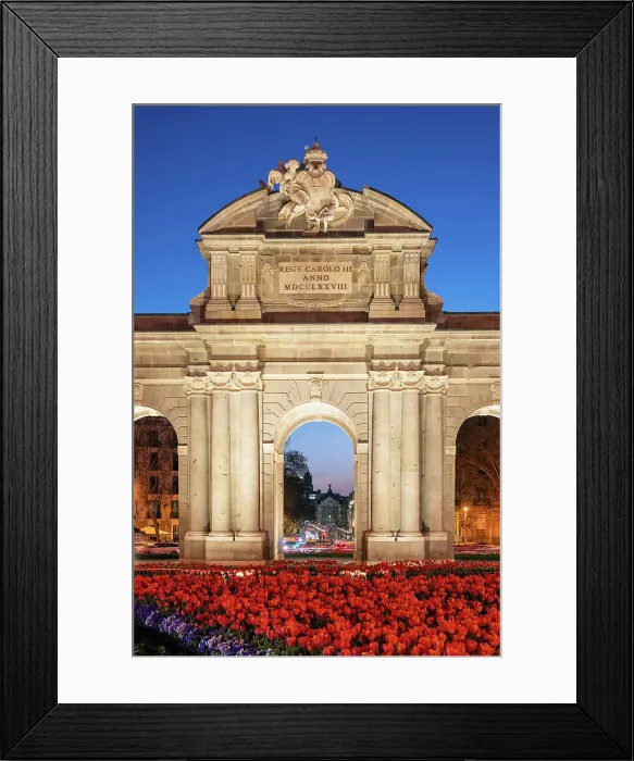 Framed Print : Puerta de Alcala, Madrid, Spain