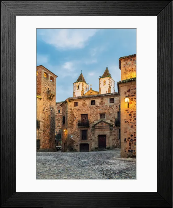 Framed Print : Old town, Caceres, Extremadura, Spain Framed Print : Old town, Caceres, Extremadura, Spain