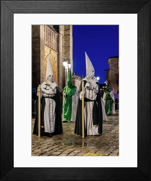 Framed Print : Good Friday procession during the Holy Week (Semana Santa), Avila, Castile and Leon, Spain Framed Print : Good Friday procession during the Holy Week (Semana Santa), Avila, Castile and Leon, Spain