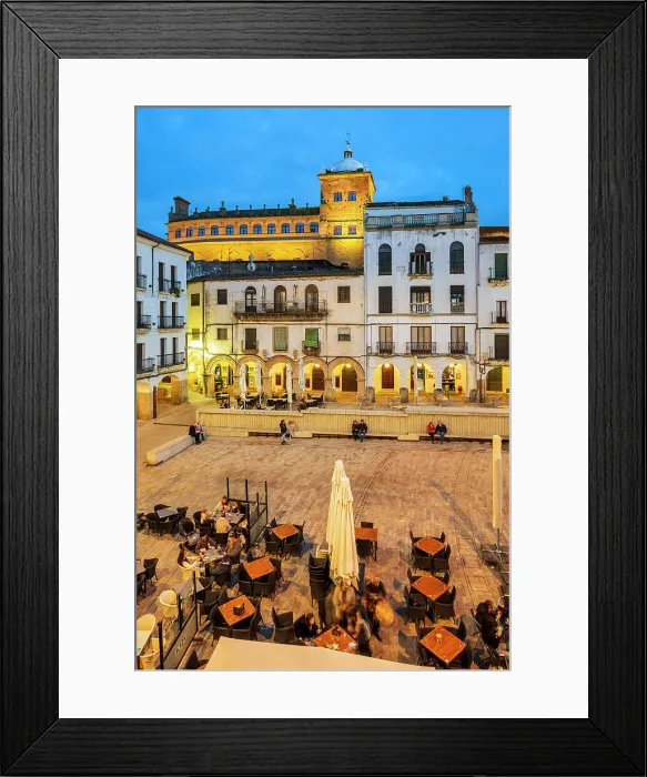 Framed Print : Plaza Mayor, Caceres, Extremadura, Spain Framed Print : Plaza Mayor, Caceres, Extremadura, Spain