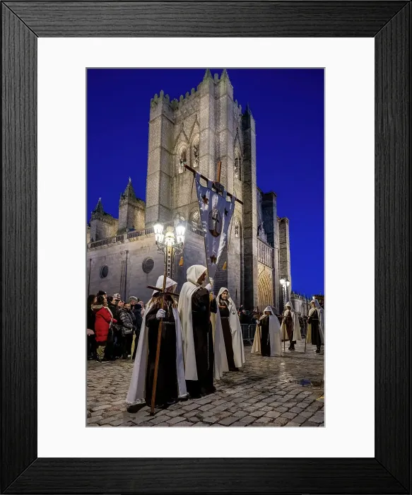 Framed Print : Good Friday procession during the Holy Week (Semana Santa), Avila, Castile and Leon, Spain Framed Print : Good Friday procession during the Holy Week (Semana Santa), Avila, Castile and Leon, Spain