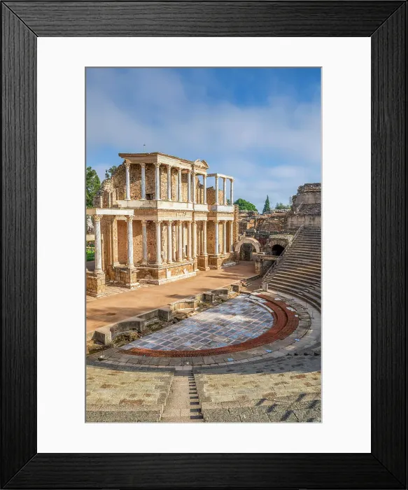 Framed Print : Roman Theatre, Merida, Extremadura, Spain Framed Print : Roman Theatre, Merida, Extremadura, Spain
