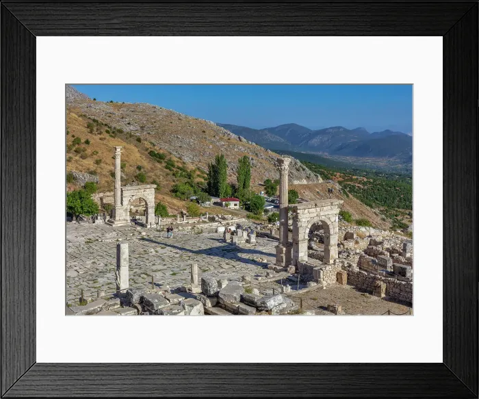 Framed Print : Main square, ruins of ancient city of Sagalassos, Burdur Province, Turkey Framed Print : Main square, ruins of ancient city of Sagalassos, Burdur Province, Turkey
