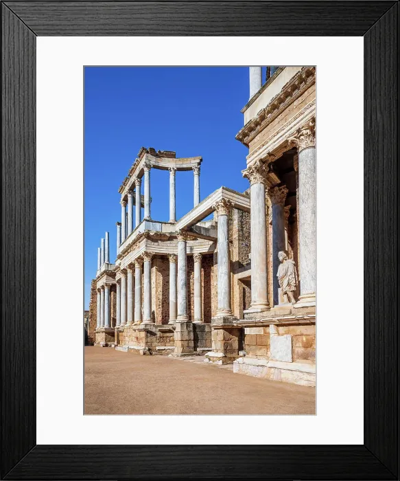 Framed Print : Roman Theatre, Merida, Extremadura, Spain Framed Print : Roman Theatre, Merida, Extremadura, Spain