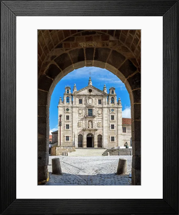 Framed Print : Church and birthplace of Saint Teresa of Jesus (Iglesia-convento de Santa Teresa), Avila, Castile and Leon, Spain