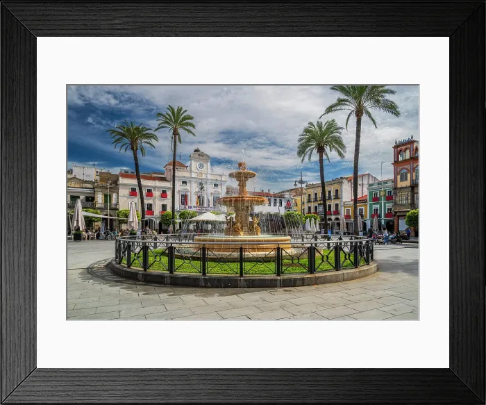 Framed Print : Plaza Mayor, Merida, Extremadura, Spain Framed Print : Plaza Mayor, Merida, Extremadura, Spain