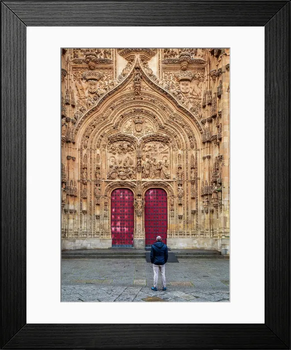 Framed Print : Western facade of the New cathedral, Salamanca, Castile and Leon, Spain Framed Print : Western facade of the New cathedral, Salamanca, Castile and Leon, Spain