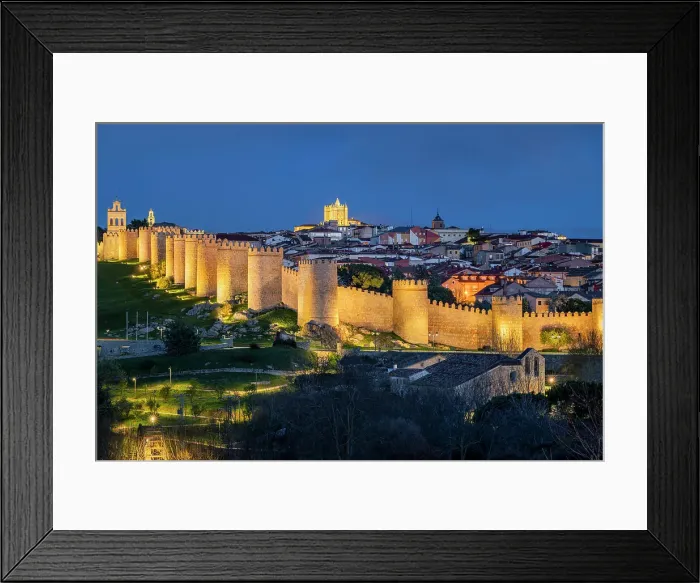 Framed Print : Medieval walls, Avila, Castile and Leon, Spain Framed Print : Medieval walls, Avila, Castile and Leon, Spain