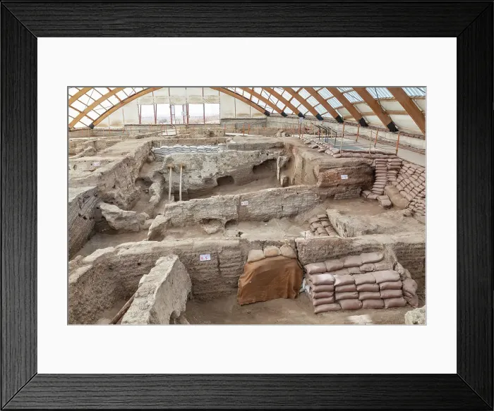 Framed Print : Catalhoyuk archeological site, Konya province, Turkey Framed Print : Catalhoyuk archeological site, Konya province, Turkey