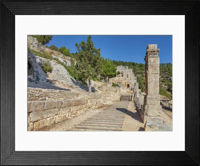 Framed Print : Colonnaded Walkway, Alahan Monastery, 5th century, Mersin province, Turkey Framed Print : Colonnaded Walkway, Alahan Monastery, 5th century, Mersin province, Turkey